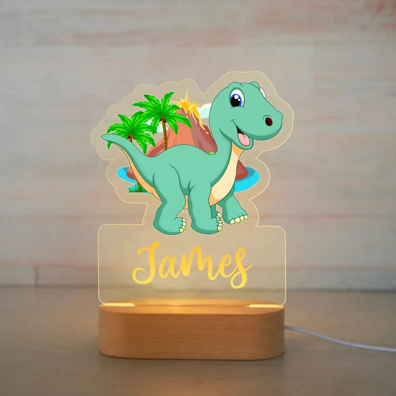 Custom Name Animal Night Light for Kids