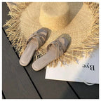 DONLEE QUEEN Women Brand Slippers Summer Slides Open Toe Flat Casual Shoes Leisure Sandal Female Beach Flip Flops Big Size 35-41
