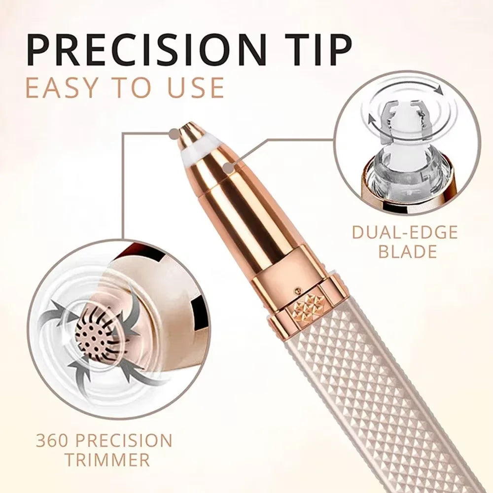 2-in-1 Electric Eyebrow & Body Hair Trimmer