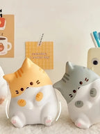 1Pc Adorable Cartoon Cat Squeeze Toys for Kids Adult Soft Pinch PU Slow Rebound Balls Pop Fidget Toys Halloween Christmas Gifts