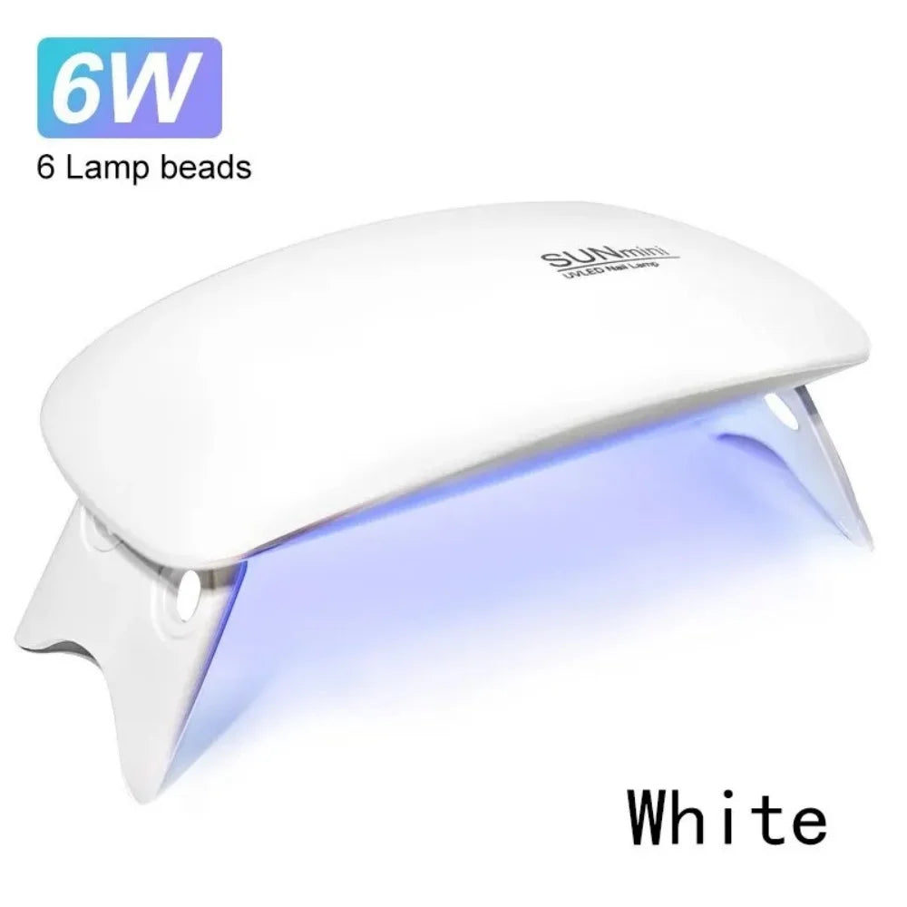 6W Foldable UV LED Nail Lamp with USB