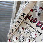 Kawaii Sanrio Hello Kitty Canvas Shoulder Bag