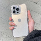 Pink Glitter Bling Clear Soft Case for IPhone 17 Air 16 15 14 13 12 11 Pro Max Plus 17Pro 16Pro 16e I Phone Women Fundas Cover