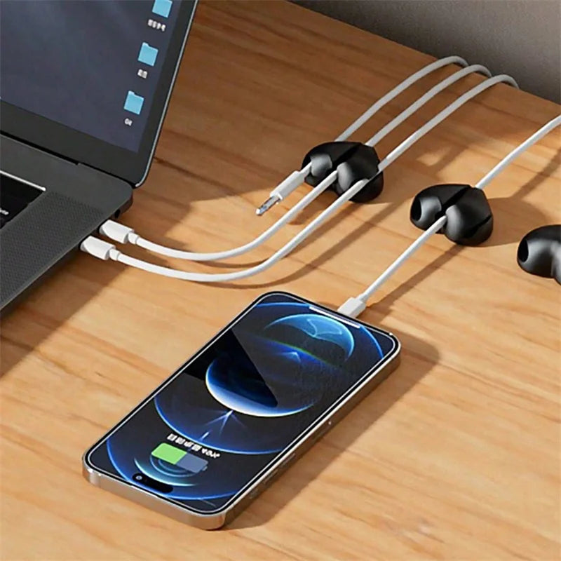 Heart-Shaped Cable Winder & Organizer Clips