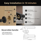 Smart Fingerprint Door Lock with App & Keypad