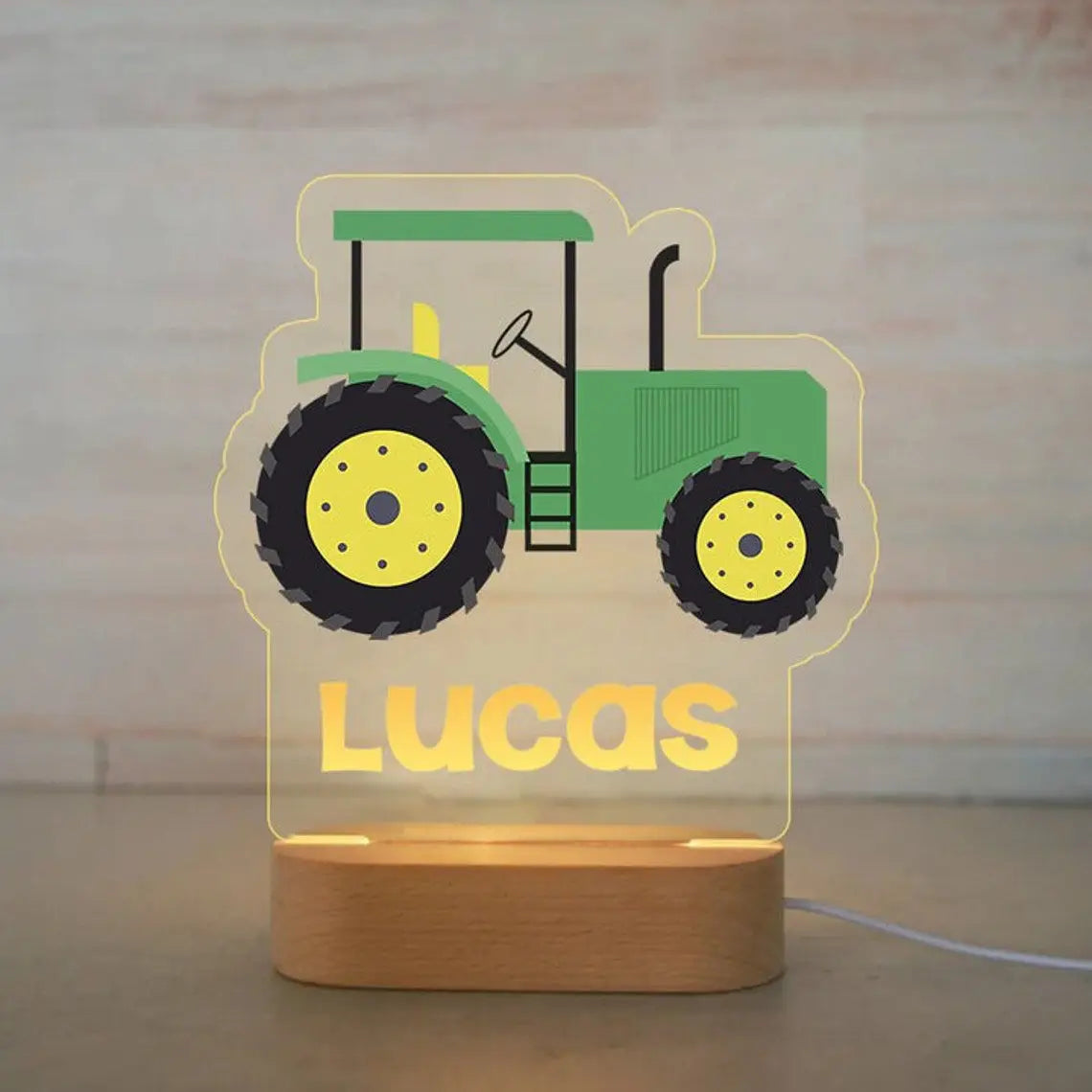 Custom Name Animal Night Light for Kids
