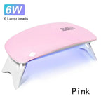 6W Foldable UV LED Nail Lamp with USB