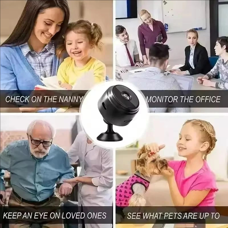 A9 WiFi Mini Security Camera for Home & Pets