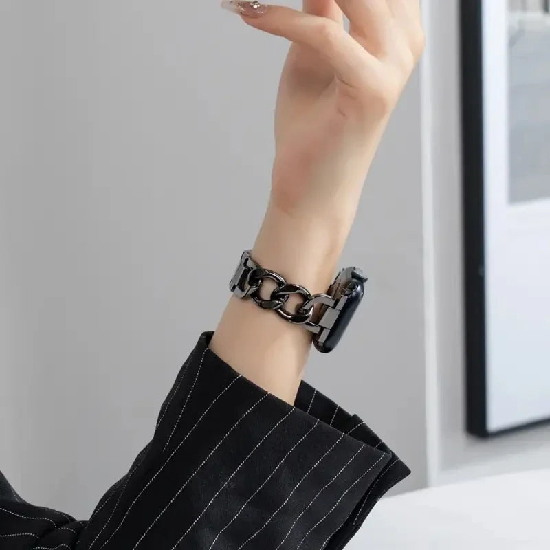 Metal Strap for Apple Watch 10 Ultra 46mm 9 8 7 Band 42mm 45mm 41mm Women Belt Bracelet iWatch Series 6 SE 40/44/49mm Watchband