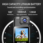 4K Ultra HD Wifi Camera Digital Video Mini Portable Handheld Law Enforcement Recorder 180° Rotatable Lens Outdoor Sports Camera