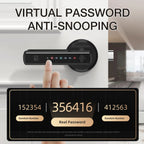 Smart Fingerprint Door Lock with App & Keypad