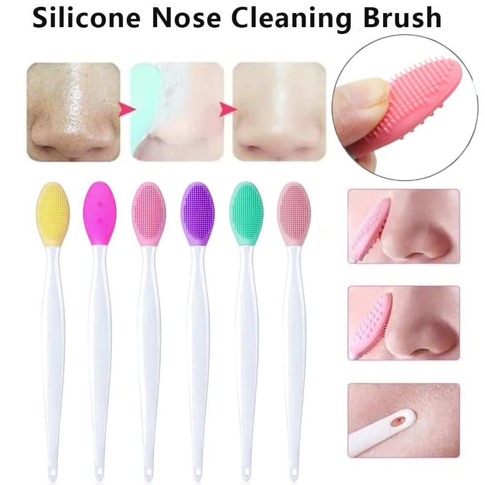 Silicone Face Brush for Exfoliating & Blackhead Removal