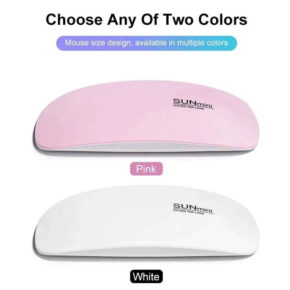 6W Foldable UV LED Nail Lamp with USB