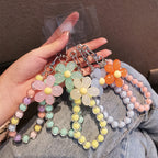 Colorful Macaron Bead Phone Lanyard