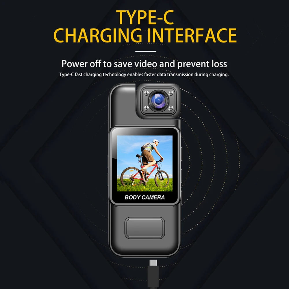 4K Ultra HD Wifi Camera Digital Video Mini Portable Handheld Law Enforcement Recorder 180° Rotatable Lens Outdoor Sports Camera