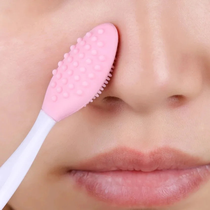 Silicone Face Brush for Exfoliating & Blackhead Removal