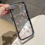 Transparent Flower Silicone iPhone Case