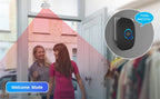 Wireless Doorbell Kit – Waterproof with Plug-In Receiver