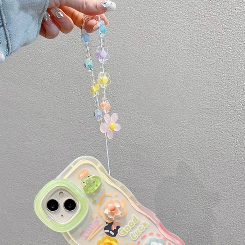 Flower Bracelet Chain Phone Case for iPhone