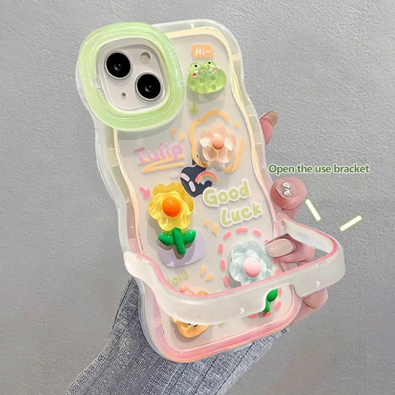 Flower Bracelet Chain Phone Case for iPhone