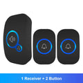 Wireless Doorbell Kit – Waterproof with Plug-In Receiver