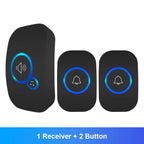 Wireless Doorbell Kit – Waterproof with Plug-In Receiver