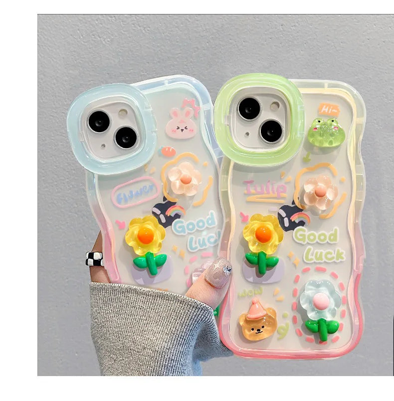 Flower Bracelet Chain Phone Case for iPhone