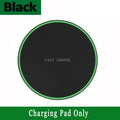 LED Fast Wireless Charging Stand Universal Charger Dock Pad for iPhone 17 16 15-8 Series Samsung S24/S23/S22/S21 Xiaomi Huawei