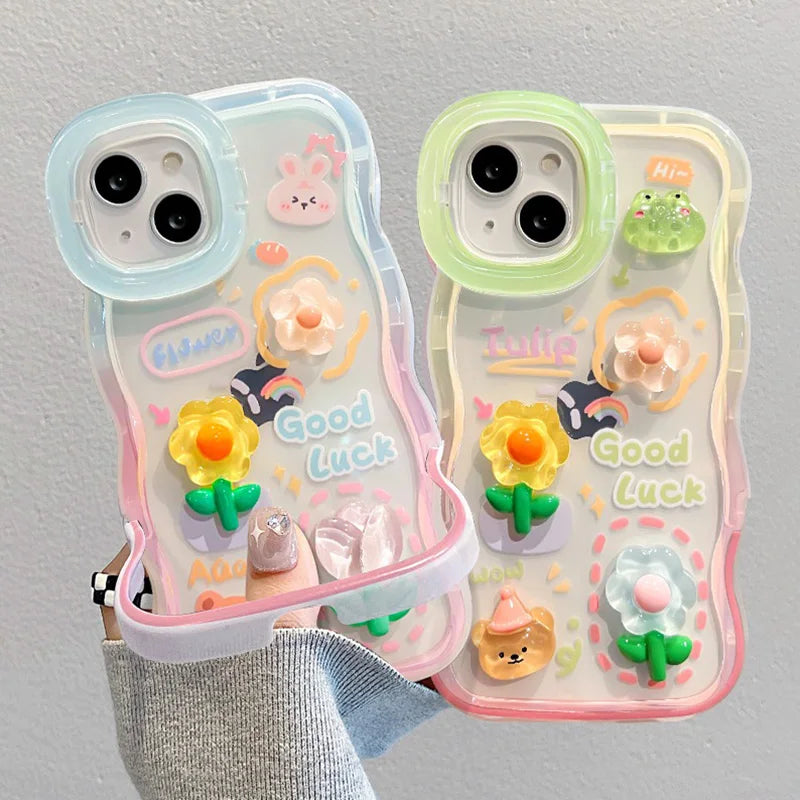 Flower Bracelet Chain Phone Case for iPhone