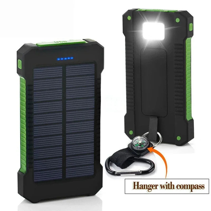 Lenovo Solar Power Bank – Large Capacity Fast Charger