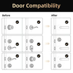 Smart Fingerprint Door Lock with App & Keypad