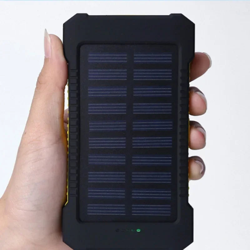 Lenovo Solar Power Bank – Large Capacity Fast Charger