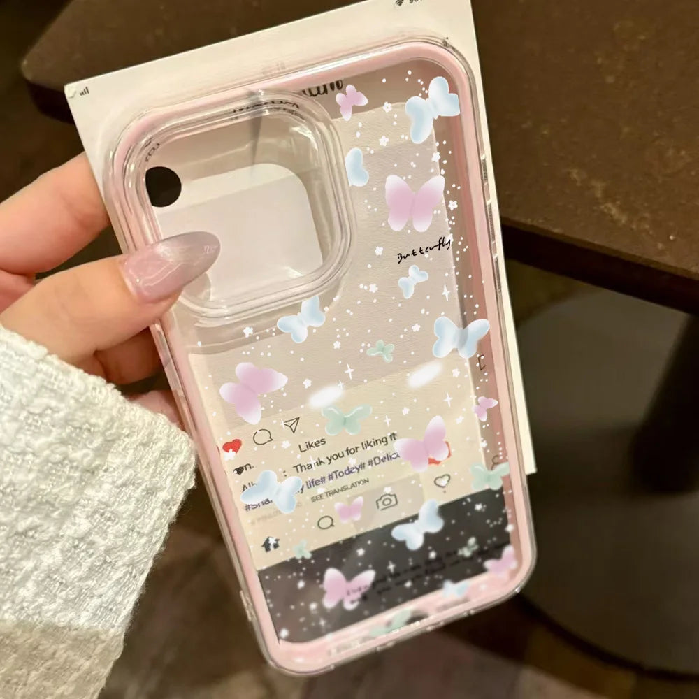 2-in-1 Candy Color Flower iPhone Case – Soft TPU Cover