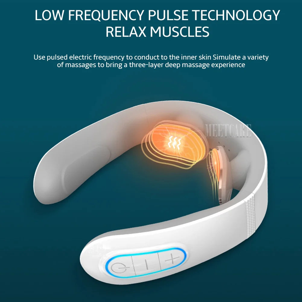 Electric Pulse Neck Massager – TENS Cervical Relief