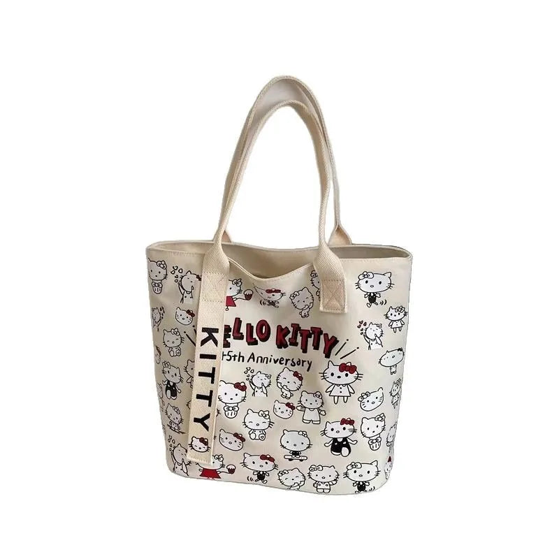 Kawaii Sanrio Hello Kitty Canvas Shoulder Bag