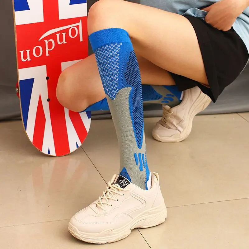 Compression Socks Running Socks Football Hiking Cycling Sports Socks Medical Blood Circulation Anti Fatigue Pregnancy Swelling