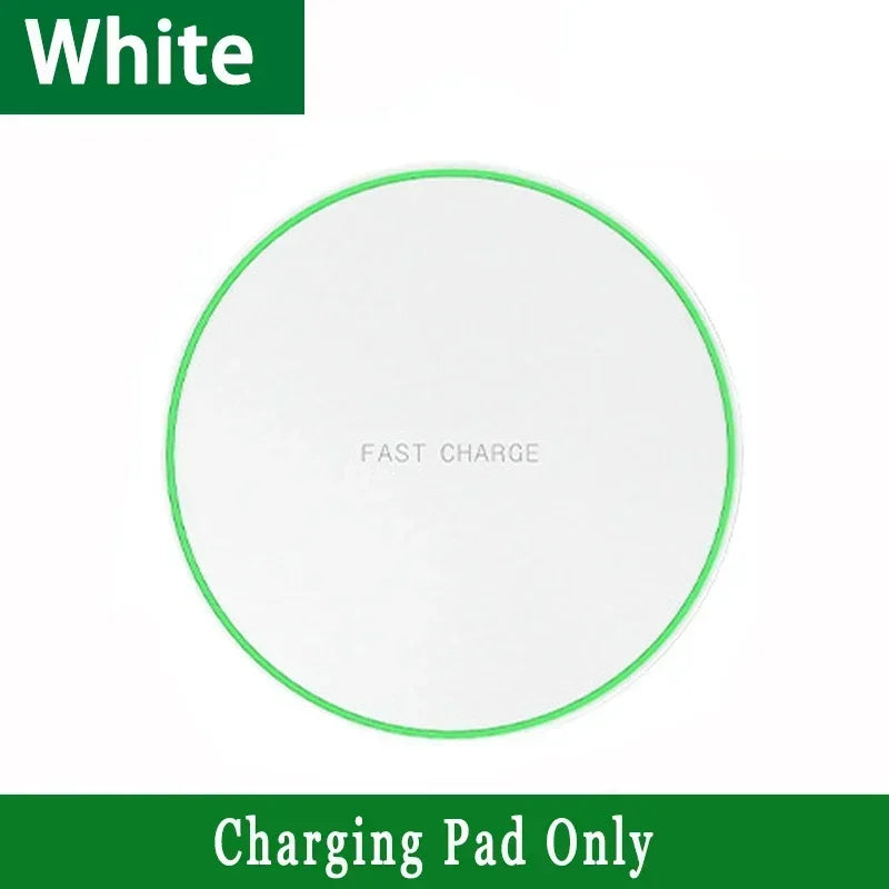 LED Fast Wireless Charging Stand Universal Charger Dock Pad for iPhone 17 16 15-8 Series Samsung S24/S23/S22/S21 Xiaomi Huawei