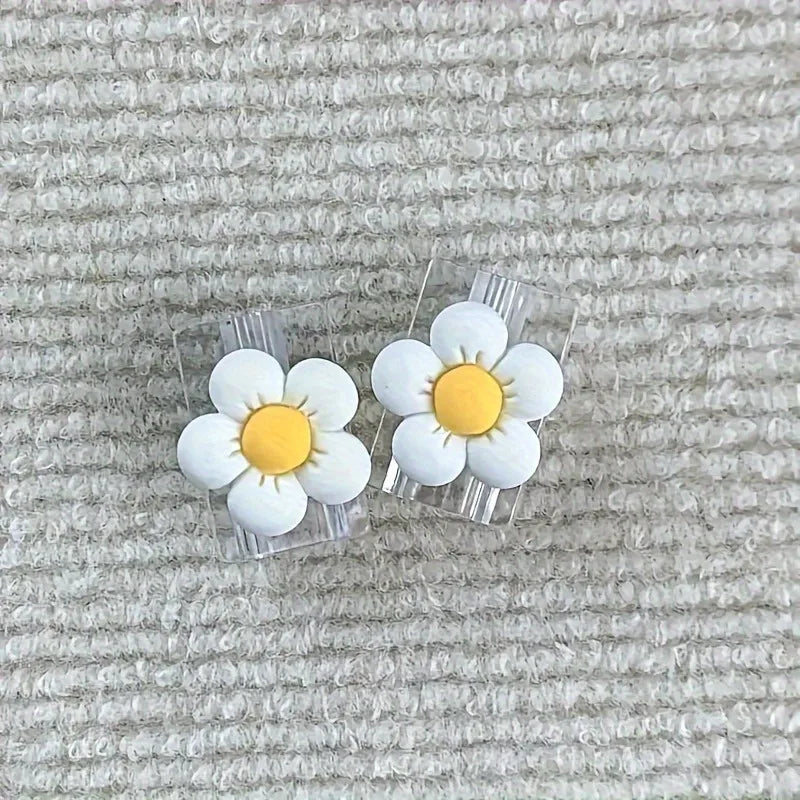 2pcs Cartoon Cable Protector Cute Flowers USB Charger Protector Cable Organizer Kawaii Data Line Cord Cable Winder For iPhone