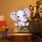 Custom Name Animal Night Light for Kids