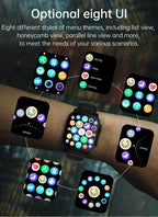 Smart Watch Bluetooth Call Function Heart Rate Monitor Sports Watch for Android IOS Men Women Message Alert Fitness Tracker