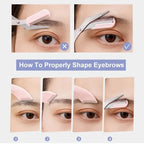 Eyebrow Trimmer Set with Razor & Scissors