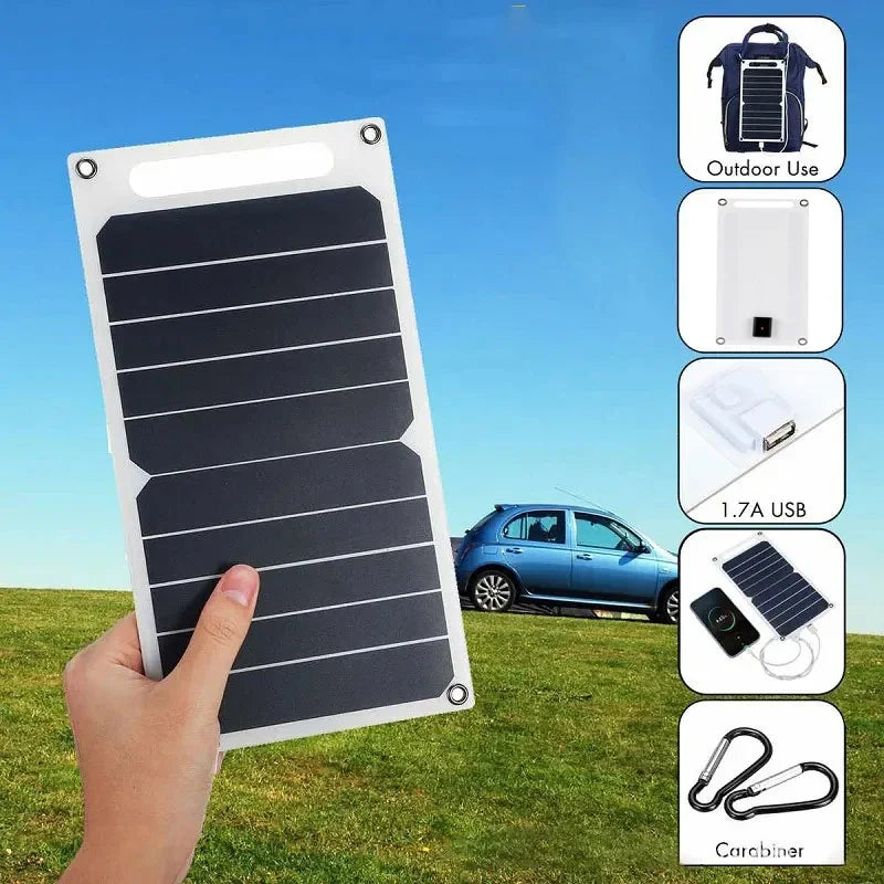 35W Portable Waterproof Solar Panel with USB