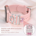 Stylish & Whimsical: Decorative Cartoon-Inspired Watch Strap Buckles & Ornamental Loops for Trendy Accessorizing
