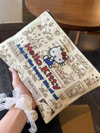 Kawaii Sanrio Hello Kitty Canvas Shoulder Bag
