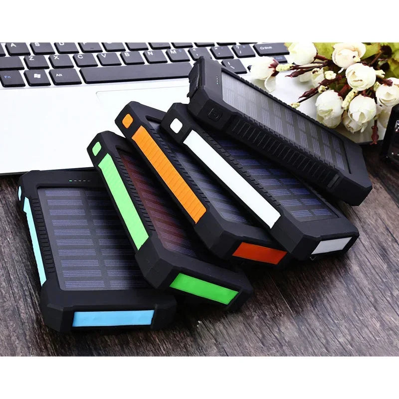 Lenovo Solar Power Bank – Large Capacity Fast Charger
