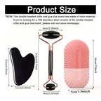 Ice Face Roller & Gua Sha Skincare Set