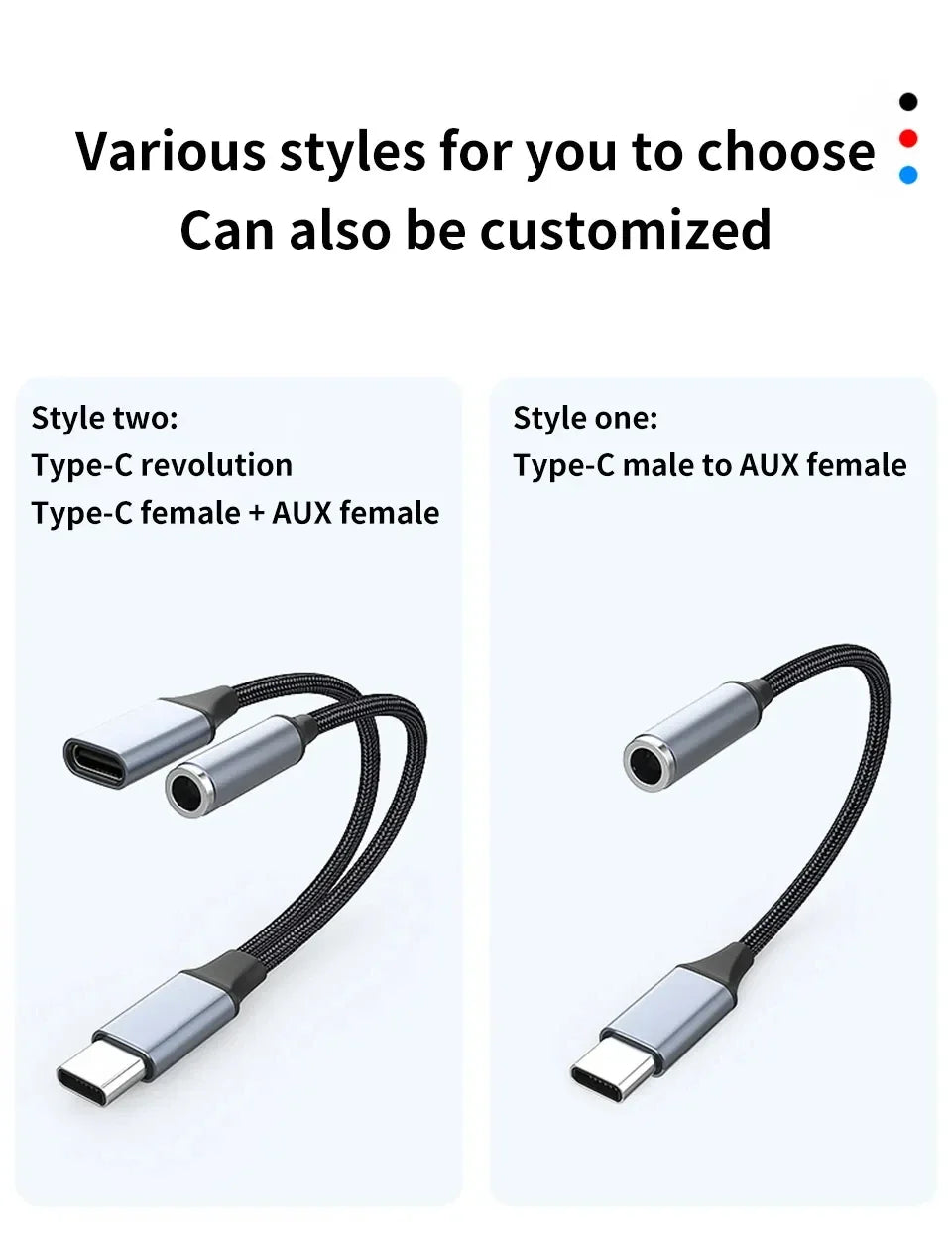 USB-C to 3.5mm Headphone Jack Adapter with PD 60W