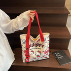 Kawaii Sanrio Hello Kitty Canvas Shoulder Bag