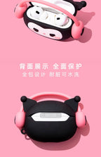KT Kuromi Melody Silicone Earphone Case for Airpods 1/2/3/4 Pro/Pro 2/Pro 3 - Protective Cover Accessory