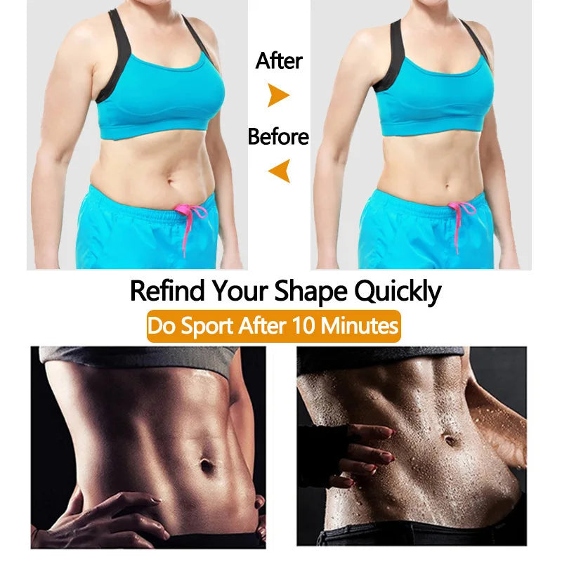 Unisex Waist Trainer Slimming Body Shaper Fitness Belt Sport Girdle Sweat Trimmer Workout Cincher Shapewear for Weight Loss Fat Burning